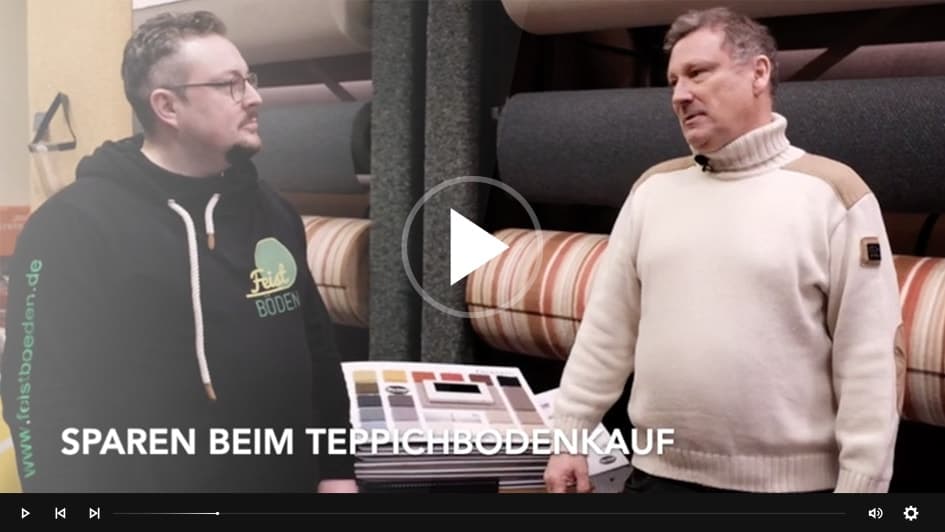 Video: Sparen beim Teppichbodenkauf bei Feist Böden in Berlin Wilmersdorf