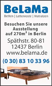 BeLaMa Betten Lattenroste Matratzen in Berlin